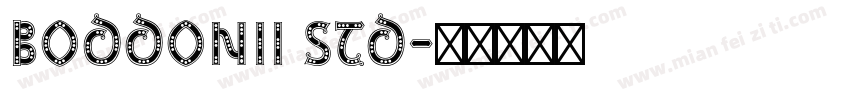 BODDONII STD字体转换